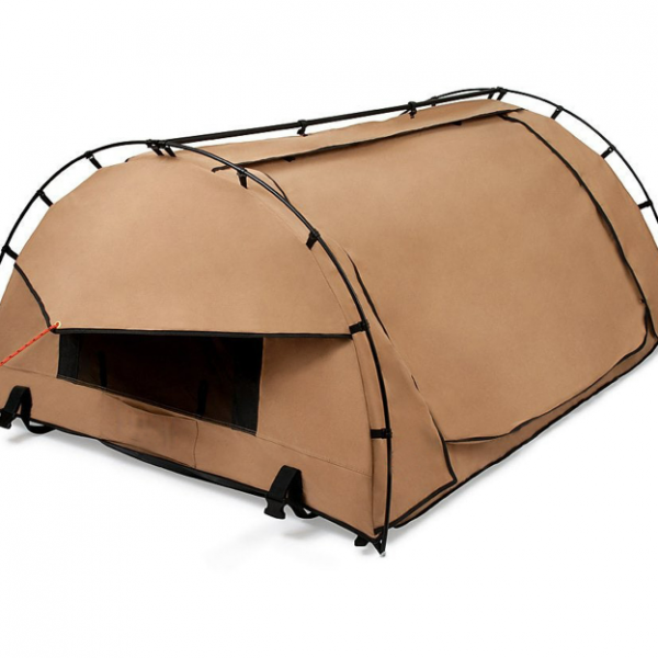 Outdoor Luxury Waterproof Deluxe Double swag Camping Tent for All Seasons UV Resistant Hiking Glamping Canvas Swags Tents