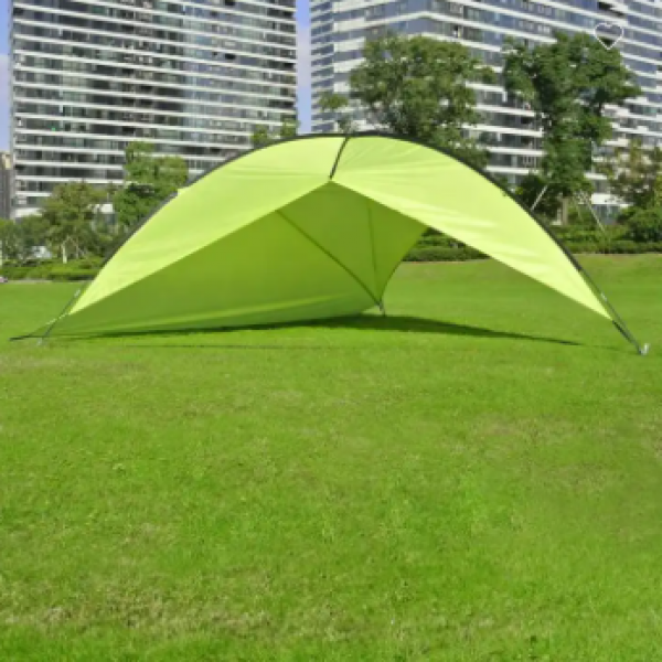 Outdoor Sun Shade Tent Camping Beach Shelter Tent Family Large Triangle Shape Sunshade Beach Canopy Tent