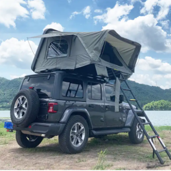 Custom Car Roof Top Tent Outdoor Folding Camping Truck Rooftop Tent for SUV Pickup Trailer with Aluminum ABS Hard Shell Cover