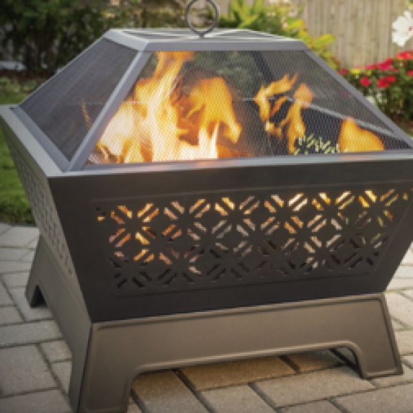 Calipso 26 Inch Square Wood Burning OFW291S
