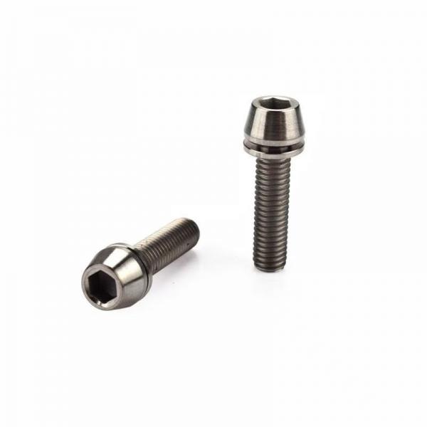 Titanium alloy screw TC4 mountain bike M5 non-removable gasket handlebar 