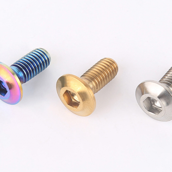Titanium alloy road bike clamp screws brake block fixation titanium screws bicycle durable screws lightweight