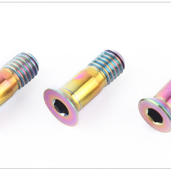 Titanium alloy rear guide wheel screws M5X14.2 shimanoXT Shimaro mountain bike fastening screws cross