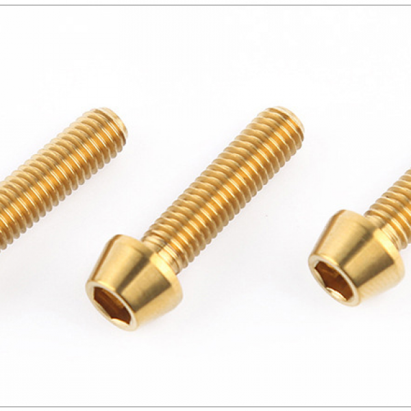 M6X18/20 titanium alloy screws bicycle screws crank lock disc brake abalone titanium custom screws nail threads