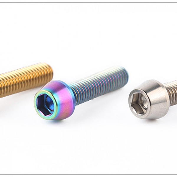M6X25 titanium alloy fixing hub screw screw TC4 climbing car titanium custom processed high strength