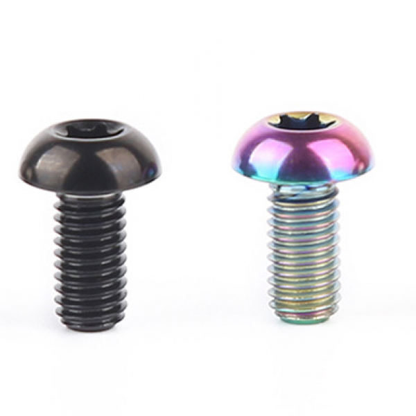 M5X10 titanium alloy disc brake disc screw mountain bike road bike screw titanium bicycle lightweight screw
