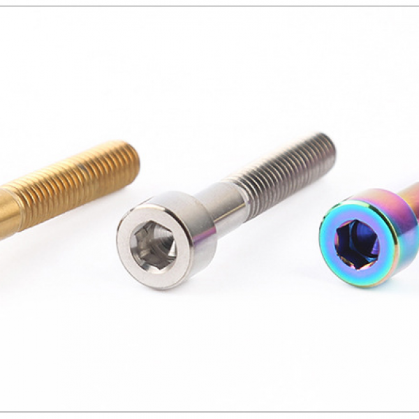 M6X30/35/40 mountain bicycle handlebar vertical cover titanium screws threaded screw cylindrical head self-tapping